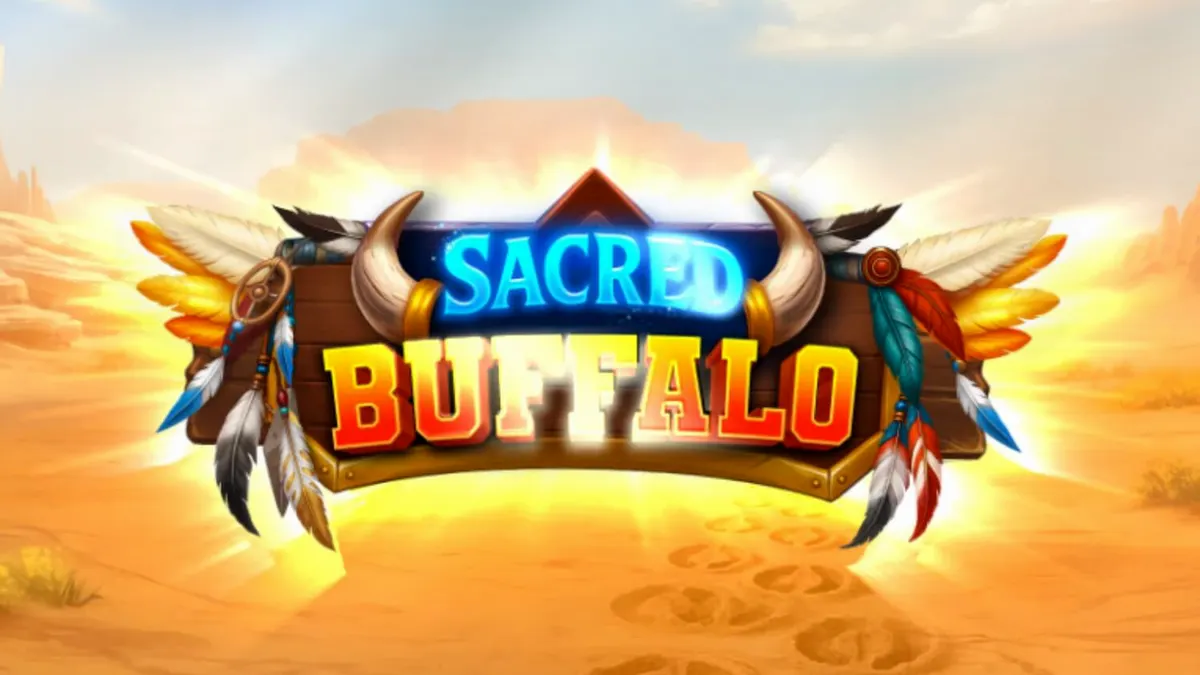 Pemandangan indah dataran Barat dengan simbol kerbau megah dalam permainan slot Sacred Buffalo